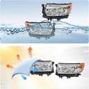 WFLNHB Headlight Assembly Replacement for Subaru Forester 2006-2008 Headlights Set Driver and Passenger Side 84001SA471 84001SA461