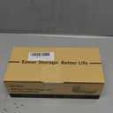 Consuemst Sponge Holder for Kitchen Sink - Auto Draining Sink Caddy Organizer with Detachable Rack, High Brush Holder, Kitchen Countertop Storage Accessories, Black