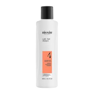 Nioxin System 4 Scalp + Hair Thickening Shampoo for Colored, Dry, & Damaged Hair with Progressed Thinning | Maintain Vibrant Color | Cleanse, Nourish & Boost Hair Density with Niacinamide & Biotin (10.1 Fl Oz (Pack of 1))