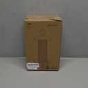 CIRCLE JOY Electric Pepper Grinder Stainless Steel Rechargeable Pepper Mill with External Adjustable Coarseness, 95ml Container and White LED Light, Silver