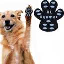 Aqumax Dog Paw Protector Anti-Slip Pads,Toe Grips for Senior Dogs,Paw Grips Traction Pads for Slippery Hardwood Floors,Essentials for Senior Dogs,12 Sets (48 pcs) XL Black