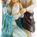 Holy Family Figure 8 Inch Christmas Catholic Holy Family Figurine Mary Jesus Joseph Nativity Scene Statue, Religious Gift, Table Decor Christmas Display
