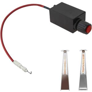 Patio Heater Electronic Push Button Pluse Igniter & Wire Patio Heater Replacement Parts, Glass Tube Patio Heater Controller Box Electronic Igniter Cable Wire (Set 2)