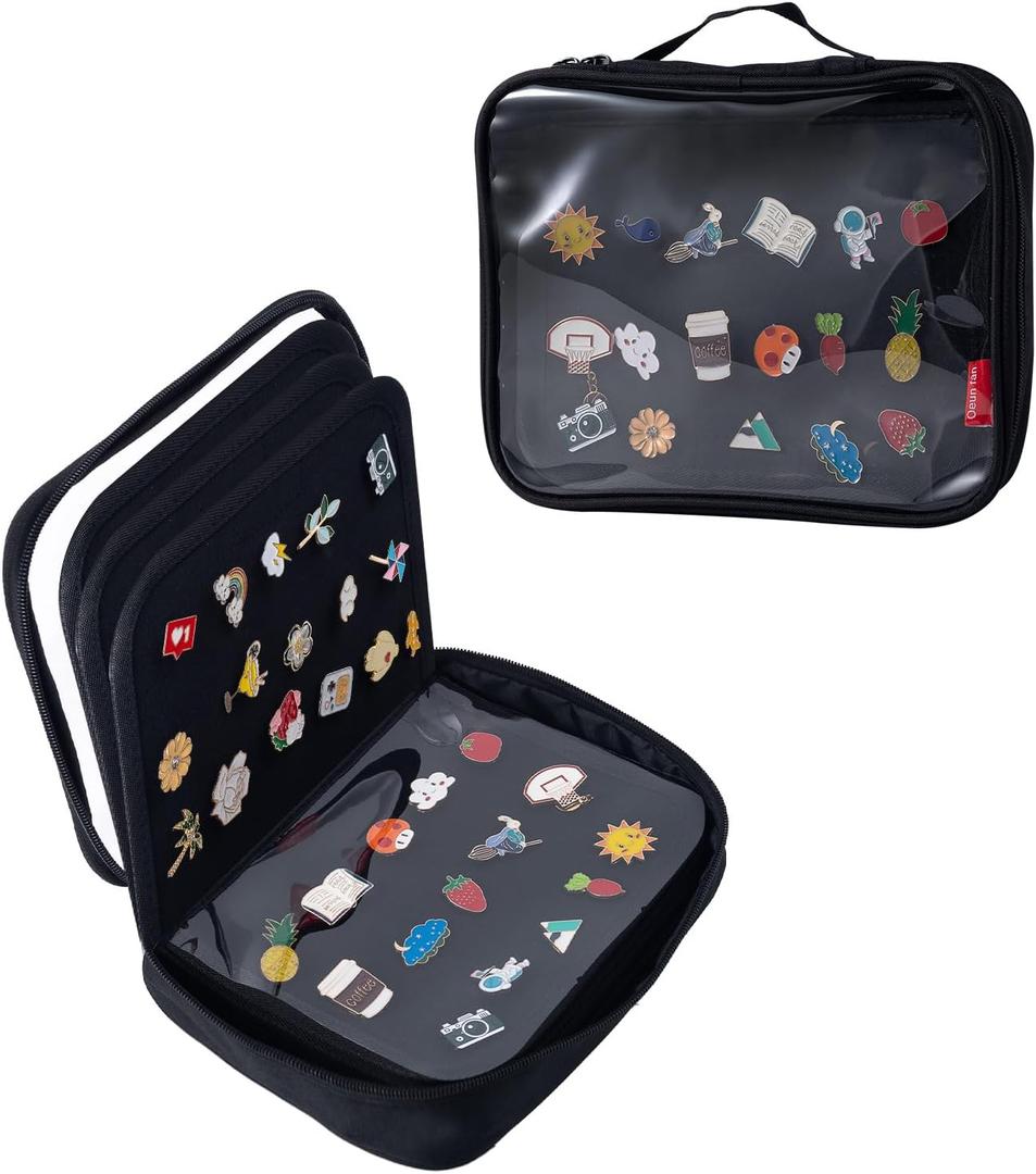 Pin Bag Pin Display Book (Black)