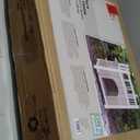 TRIXIE Cat Home with Balcony, Elevated Cat House, Weatherproof Shelter, Ideal for Cats and Small Dogs 17.5 x 17.5 x 25.5 in.