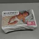 The Honest Company Clean Conscious Diapers for Sensitive Skin, Up to 100% Leakproof, Hypoallergenic, Fragrance Free, Turtle Time, Polybag, Size 1 (8-14 lbs), 35 Count