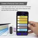 Color Sensor Colorimeter, Supporting Stand-alone and APP, Measuring Lab, RGB, HEX Values, 1 Count