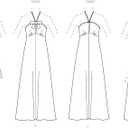 Simplicity SS3133Y5 Misses' Pullover Halter Dress Sewing Pattern Packet, Design Code S3133, Sizes 18-20-22-24-26