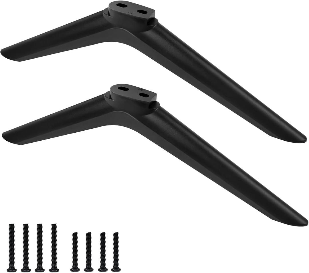 2 x TV Stand for Hisense TV Legs, Base Stand for Hisense 40" 43" Smart TV, for 43H4F 43H4030F 43H4030F1 40H5590F 40H4F 40H3F9 40H4030F1, TV Stand Legs for Hisense with Screws and Instructions