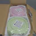 Freshmage 23oz Glass Meal Prep Containers with Lids, Airtight 3-Cup Glass Storage Containers Set, Heat-Resistant BPA-Free for Soup, Leftover, Microwave, Dishwasher, Fridge and Freezer Safe (4 Packs) (Multicolor+Dark Green)