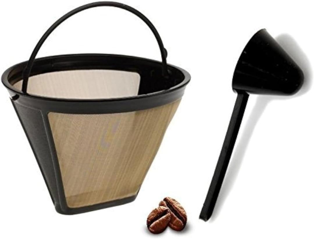Replacement Permanent Coffee filter GTF Gold Tone Filter for DCC-3200 with Large Coffee Scoop