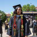 Hamdwerk African Kente Graduation Leis Stole Sash 2026, 69Pcs Black Women Girl Graduation Ribbon Leis Making Kits with Photo Frame Honor Cord, DIY Braided Necklace Decorations Congrats Grad Gifts