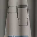 Wikapy Bedside Water Carafe and Glass Set With Silicone Coaster for Nightstand, Bedroom, 18 OZ Clear Mouthwash Dispenser for Bathroom