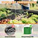 Garden Hose 75ft, Pliable lightweight Water Hose with Triple Layer 3/4" Fittings Ergonomic Grip Indoor & Outdoor Use Gift for Lawn Backyard Collapsible & Car Wash Watering Plants Green