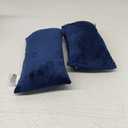 2 Pack Small Pillow, Memory Foam Mini Pillow 11 X 7 Inches for Travel, Sleeping, Nap and Neck, Knee, Lumbar Support, Tiny Cushion for Pet, Dogs (Blue)