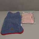 cyeollo Dog Coat Sherpa Fleece Reversible Jacket Turtleneck Sweater Vest Thick Dog Jackets for Winter Warm Clothes Cold Weather Coats for 