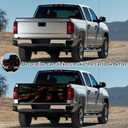 Truck Tailgate Wraps Decal - 66x23.6 in Vinyl Decals & Graphics for Trucks, American Flag Design, Patriotic Truck Accessories, Patriotic Car America Flag Decals for Trucks Car Decor