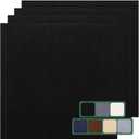 30 Pack Carpet Tile - 12 X 12 Self Adhesive Carpet Floor Tiles Anti-Slip Squares Peel and Stick Floor Tilel DIY Installation for Bedroom (Black)