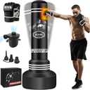 Freestanding Punching Bag for Adults, 70'' Boxing Bag with Stand Kicking Bag Heavy Bag with Boxing Gloves and Electric Air Pump, Women Men Kickboxing Bags for Beginners Training MMA Muay Thai Fitness