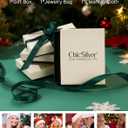 ChicSilver 925 Sterling Silver Initial Necklace for Women Dainty Letter Jewelry Personalized Gift