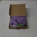 Artificial Flowers Hanging Flowers, Fake Garland Silk Vines Rattan String Decor for Home Wedding Arch Wall Garden Greenery Bedroom Outdoor Office Party Decoration (12, Purple)