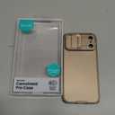 Nillkin Camshield Case for iPhone 17 Pro Max Case, [Built-in Dual Camera Cover][Slim Profile] [Military Grade Drop Protection] Shockproof Bumper Phone Case 6.9 inch 2025 Gold