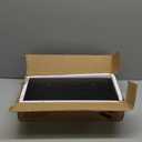 QEEIG Bathroom Floating Shelves for Wall - 15.7" Wall Mounted Shelf Over Toilet Farmhouse Home Decor Display Bookshelf Small 15.7 x 6.7 inch Set of 2, Black (008-40B)