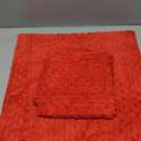 MIULEE Red Throw Pillow Covers Soft Corduroy Decorative Set of 2 Boho Striped Pillow Covers Pillowcases Farmhouse Home Decor for Couch Bed Sofa Living Room 18x18 Inch