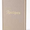 Recipe Notebook to Write in Your Own Recipes & Premium Hardcover Cookbook - 176 Page Blank Recipe Book for Family Chefs, Lasting Keepsake GiftDesert Yellow (Flat binding)