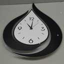 MEISD Decorative Wall Clock for Living Room Decor, Modern Wall Clocks Battery Operated for Bedroom Kitchen Office Home, 16.5 Inch Acrylic Big Silent Creative Wall Clock Non Ticking