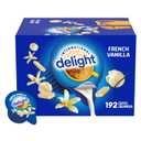 International Delight, French Vanilla, Single-Serve Coffee Creamers, 192 Count (Pack of 1), Shelf Stable Non-Dairy Flavored Coffee Creamer, Great for Home Use, Offices, Parties or Group Events (EXP 08/15/26)