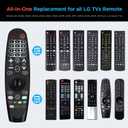 Universal Backlit Remote Control for LG Smart TV Magic Remote Compatible with All Models of LG TV (NO Voice Function No Pointer Function)