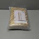 3 Pcs Gold Table Runners, 28In x 10 Ft Sheer Chiffon Tulle Cheesecloth with Glitter Metallic Foil, Golden Sequin Gauze Runner for Wedding, Birthday, Baby Shower, Anniversary Party Decor, Striped