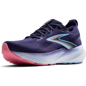 Brooks Womens Glycerin 22 Neutral Running Shoe (9.5 Wide, Blue Ribbon/Peacoat/Dianthus)