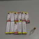 KOR (Pack of 12) 15 Watt Clear Candelabra Base (E12) Flame Tip 120V Decorative Dimmable Chandelier Lights Bulbs