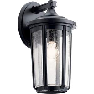 Kichler Fairfield Outdoor Wall Light, Black, 17.25 inch