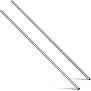 Hicarer 2 Pcs 3/4" Od 304 Stainless Steel Tubing 48 Inch Length Thickened Pipe Wall & Weldable Tubing 16 Gauge Round Metal Tube Industrial for Home Furnishing, Machinery