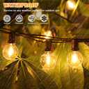 Brightever 100ft Outdoor G40 LED Globe String Lights Dimmable Waterproof Shatterproof Light Strings with 52 Bulbs Connectable Commercial Hanging Lights for Patio House Backyard Balcony