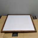 Wood 18x18 Picture Frame with 14x14 Mat Deep Brown, Display 14x14 with Mat or 18x18 without Mat, Wood 18 by 18 Photo Frame, 18 x 18 Frame for Wall Hanging Display, Deep Brown