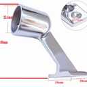 1 Pack Heavy Dudy 60 Degree Marine Boat Yacht High Leg Hand Rail End Stanchion,316 Stainless Steel Boats Accessoriesfor Pipe 7/8 Inch(22mm) or 1 Inch(25mm)