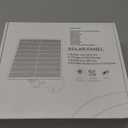 Solar Panel for Security Camera 5V 6W USB Solar Panel Charger Type-C PortMicro USB PortDC Port Solar Sanels for Cameras with 9.8ft Charging Cable Charging Power IP65 Waterproof (2 Pack Black)