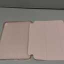 Case for iPad (A16) 11th/10th Generation (11/10.9 Inch, 2025/2022) Without Pencil Holder, Slim Hard PC Translucent Back Shell Protective Cover, Smart Trifold Stand & Auto Sleep/Wake, Pink