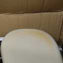 Winado 2 in 1 Transfer Bench Commode Chair for Toilet with Bucket & Padded Seat & Backrest & Armrest, Height Adjustable Bath Chair for Senior & Disabled, White