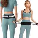 Lower Back Brace for Pain Relief - Adjustable Lumbar Support Belt for Sciatica, SI Joint, Hip & Spine Pain - Breathable Back Support Brace for Men Women for Work, Home or Exercise (Large (Hip Size 44"- 57"))