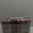 Christmas Balls Tree Ornaments Set, Shatterproof Xmas Decorations Set with Reusable Hand-held Gift Package for Holiday Indoor Tree Decor (100, Brown)