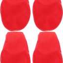 Dog Toe Grips - 4pcs Paw Protectors, Rubber Rain Shoes & Hiking Boots for Dogs & Cats (Orange, Size L) - Booties