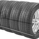JY PERFORMANCE Adjustable Wall Mounted Tire Rack, Heavy Duty Steel Tire Storage Rack for Garage, Fits 31"-56" Wide, Powder Coated, 400 lbs Weight Capacity, Black