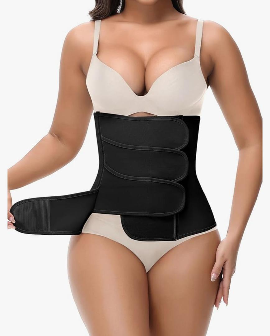 SHAPSHE Waist Trainer for Women Postpartum Recovery Wrap Waist Cincher Corset Shapewear Belly Band,M