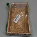 Rattan Napkin Holder Rectangular, Wicker Napkin Basket for Kitchen, Flat Napkin Holders for Paper Napkins, Woven Napkin Holders for Tables (9.5 x 5.5 x 2.2 inch)