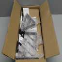 BAYKA Wall Mounted Floating Shelves, Wood Floating Wall Shelf for Books & Decor, Small Space-Saving Display & OrganizerBlackSet of 4 (16-inch Mixed)